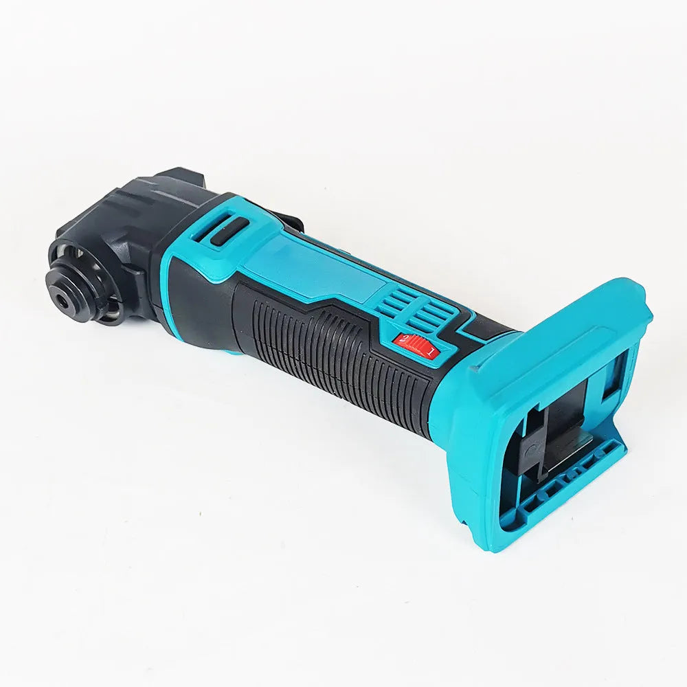 Rechargeable brushless lithium battery trimming machine with metal construction and accessories in plastic box