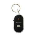 Oval plastic key finder device in five colour options with button battery compartment