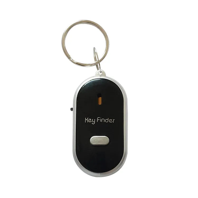 Oval plastic key finder device in five colour options with button battery compartment