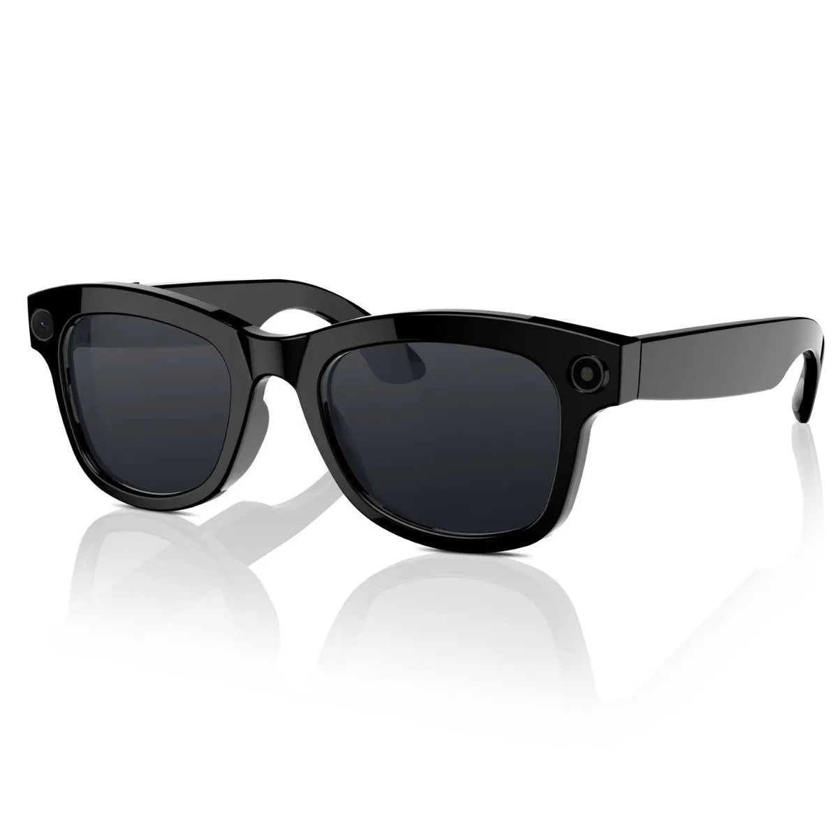 M01 intelligent video glasses with HD camera and AI translation features in PC ABS frame