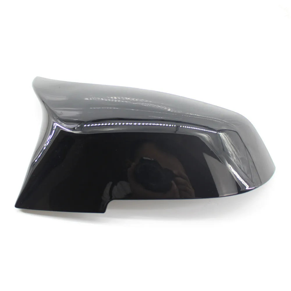 BMW 3 Series 4 Series modified horn rear-view mirror shell in paint bright black finish