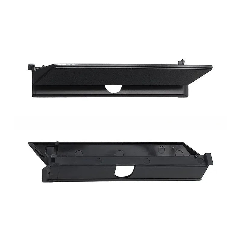 Black PS4 Pro hard drive bottom cover replacement part with door baffle strip