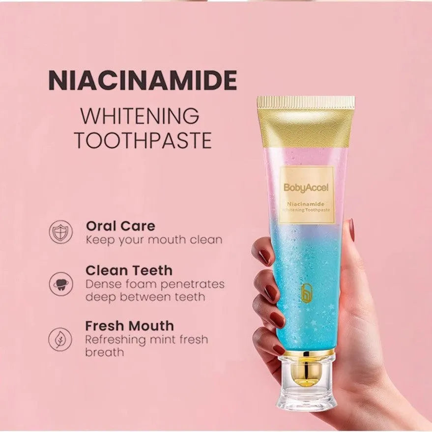 100g tube of nicotinamide whitening toothpaste for adults with cleaning function