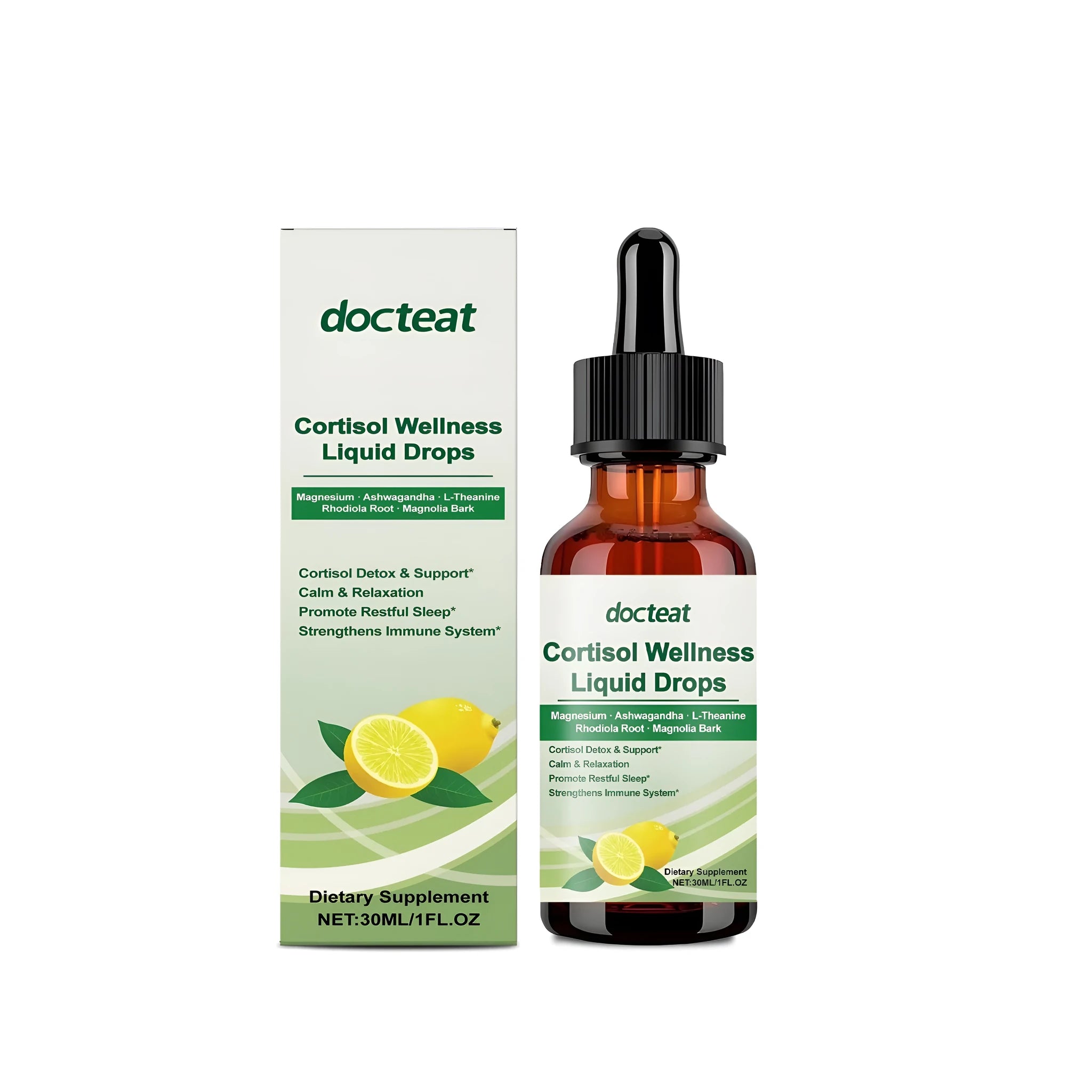 30ml bottle of traditional Chinese medicine herbal supplement drops with dropper