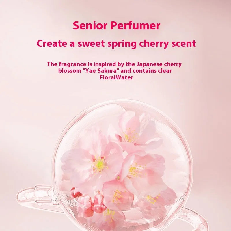 Sakura blossom shampoo conditioner shower gel set three 500ml bottles
