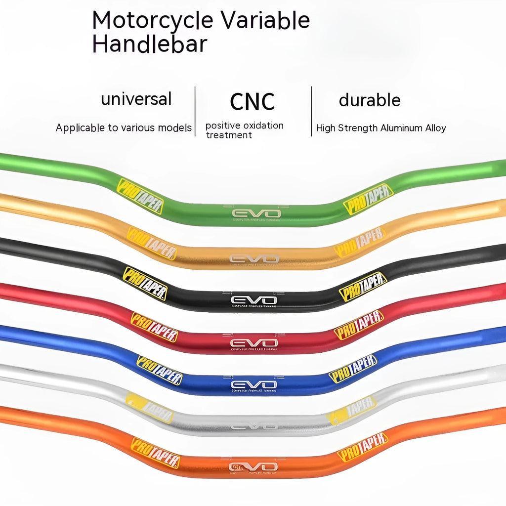 28mm aluminium alloy scrambling motorcycle handlebar in EVO orange finish
