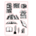 Transparent silicone stamp with pattern design measuring 11 by 16 centimetres