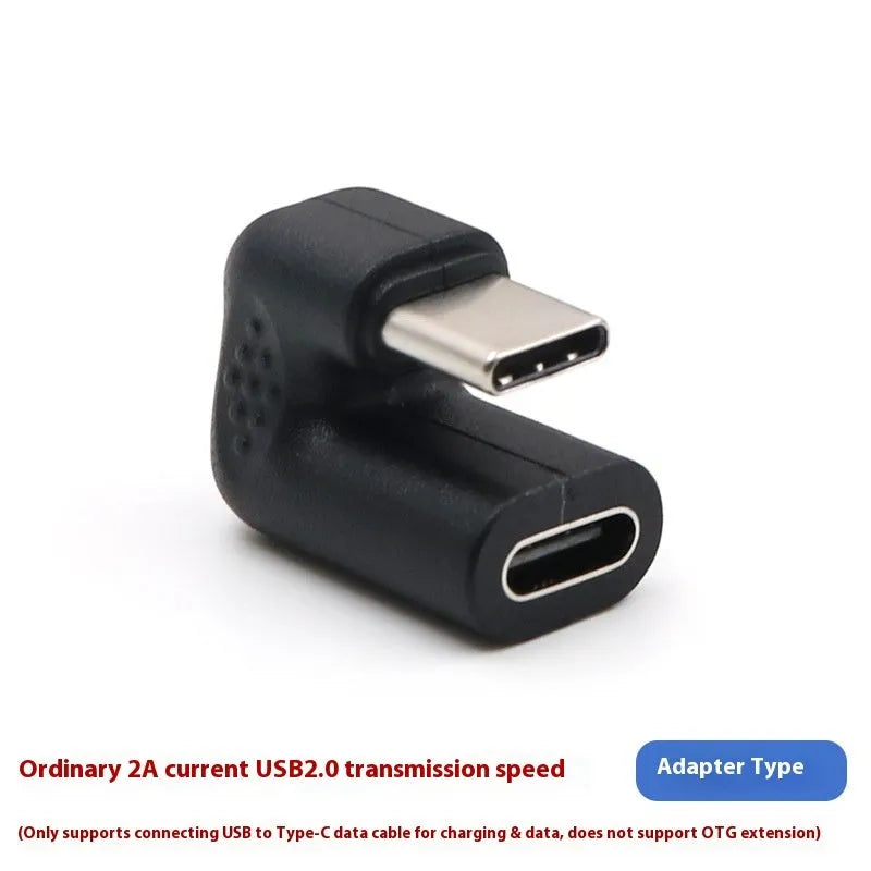 USB male to female plastic adapter extension cable with U-bend design, four pieces included