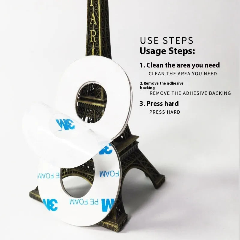 Black stainless steel adhesive house number sign showing the number 7, measuring 7.5cm.