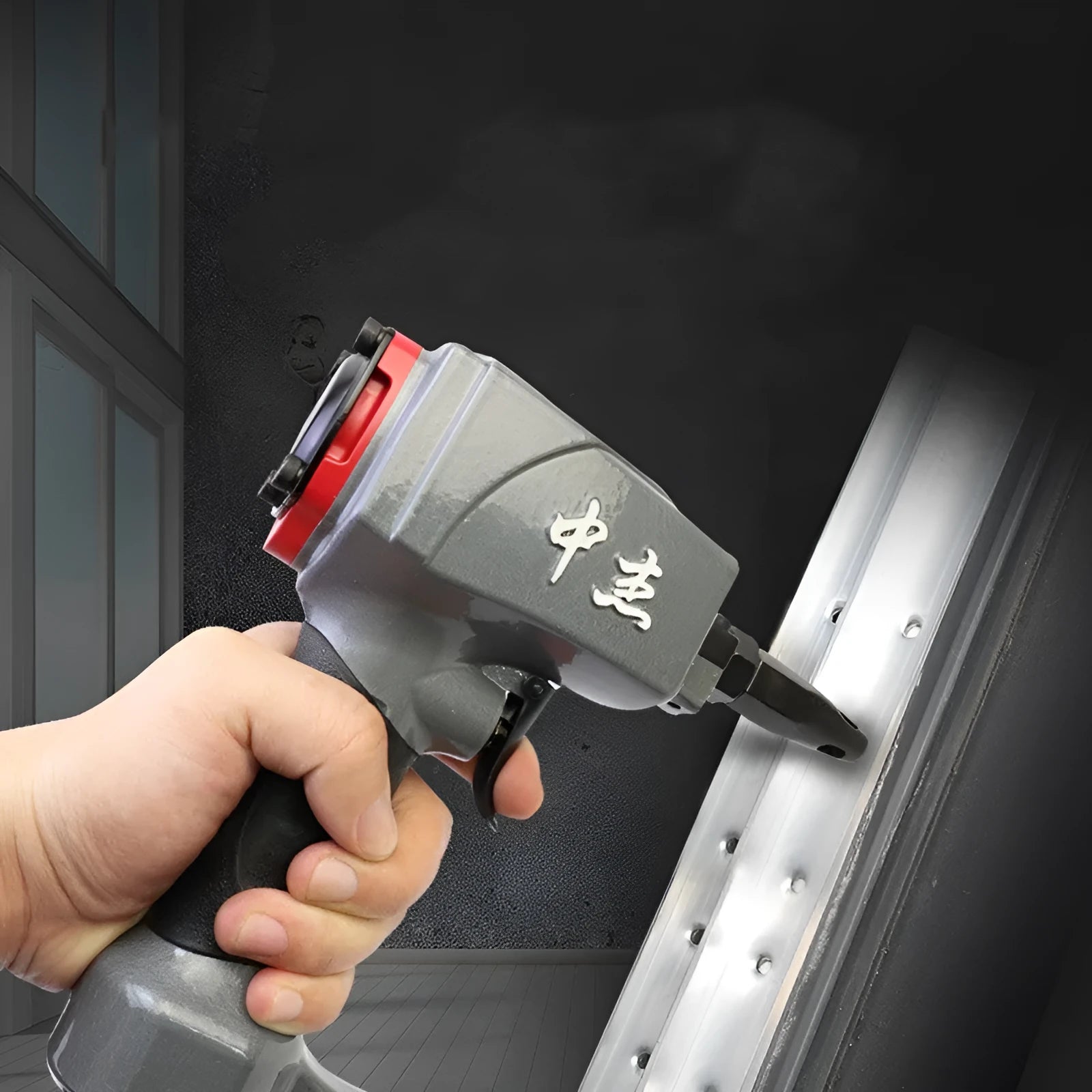 DK30 metal sheet punching air nail gun for fabric perforation applications