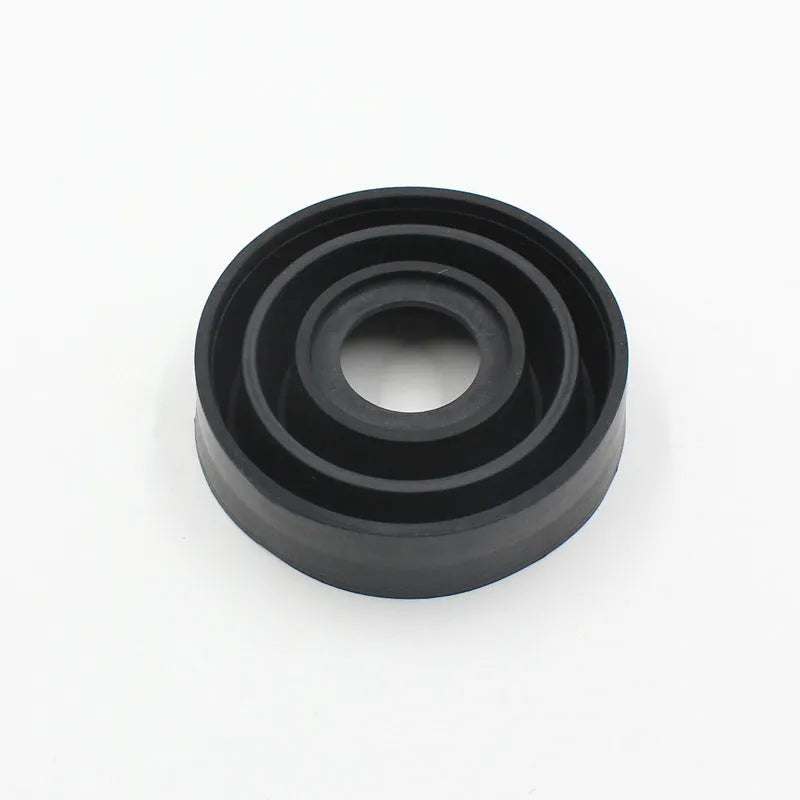Silicone car headlight dust cover showing Type A closed and Type B open style options
