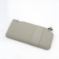 Beige sun visor with cosmetic mirror for 2005-2012 Nissan Lida vehicles