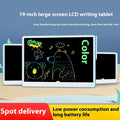 19-inch LCD writing tablet drawing board with stylus pen in blue and white colour option