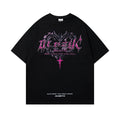 Men's printed cotton T-shirt in loose fit with fashion pattern design