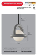 Danish designer hanging pendant lamp in matte finish with adjustable cord for bedroom or living room.