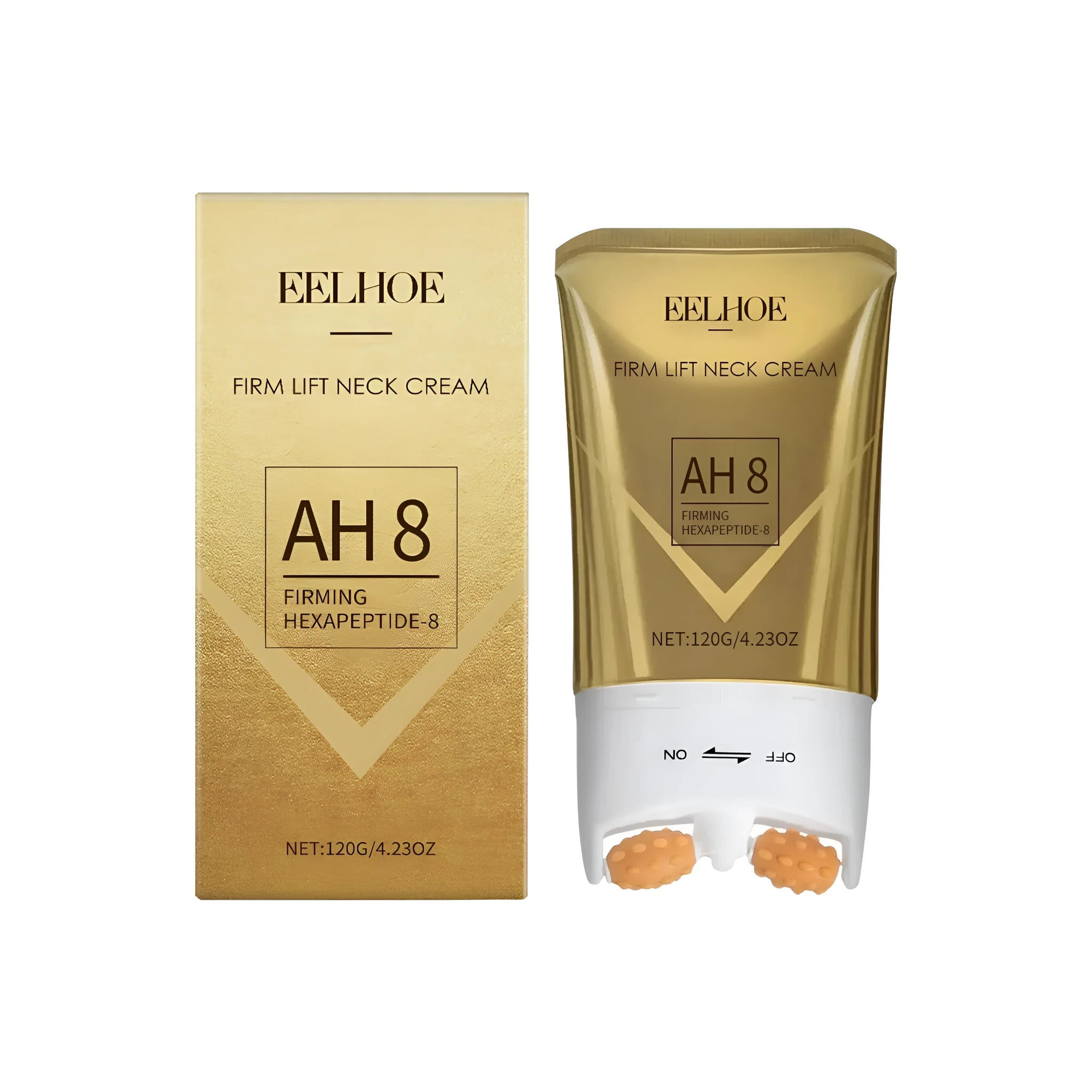 120g jar of firm lift neck cream for skincare application on the neck