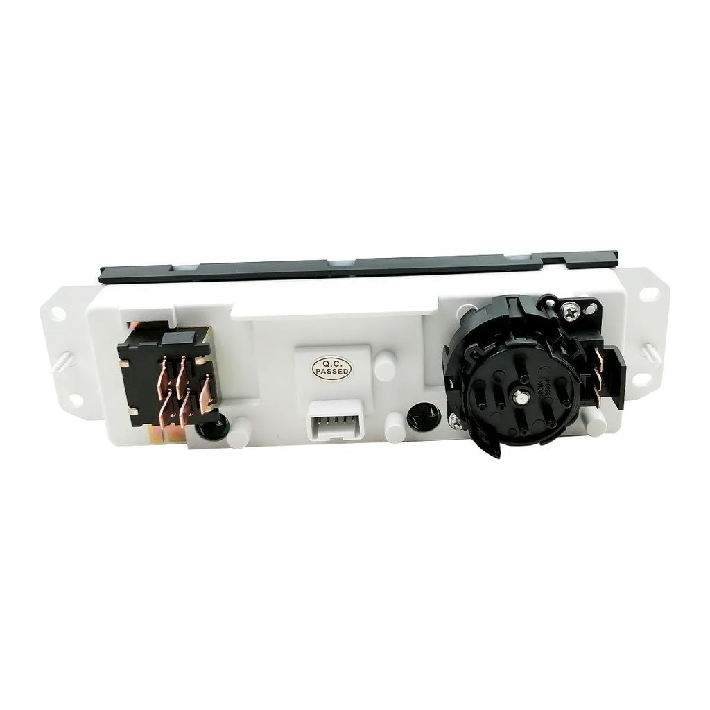 Black Jeep Wrangler air conditioning control panel for 2005-2006 models with switch controls