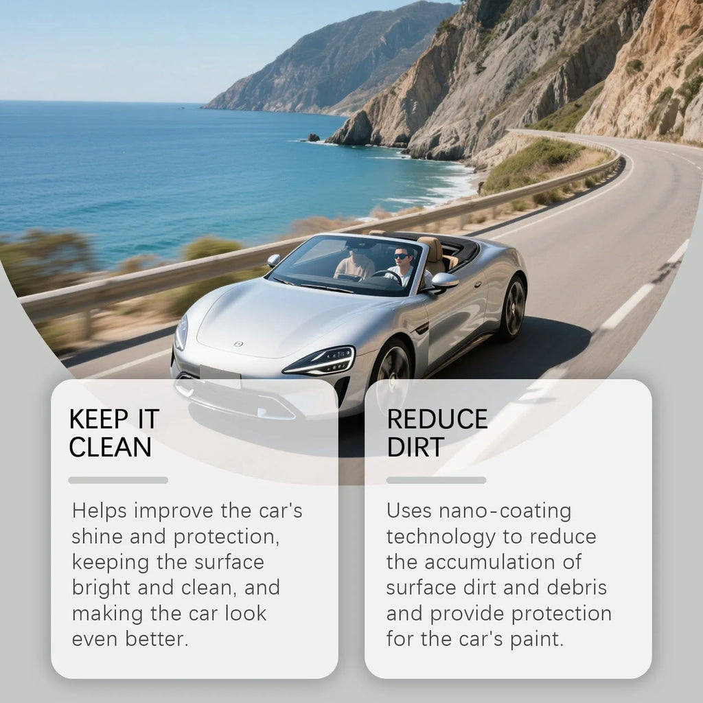 120ml ceramic coating spray bottle with protective formula for vehicle paint maintenance