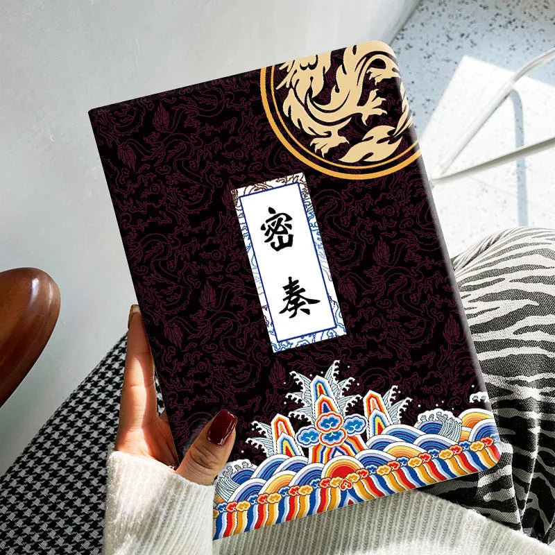 TPU anti-fall iPad case in cartoon style, available in four colours for iPad Pro, Air and mini models.