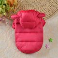 Small dog bread down cotton jacket in red, pink, camouflage and other colours, sizes XS to XXL