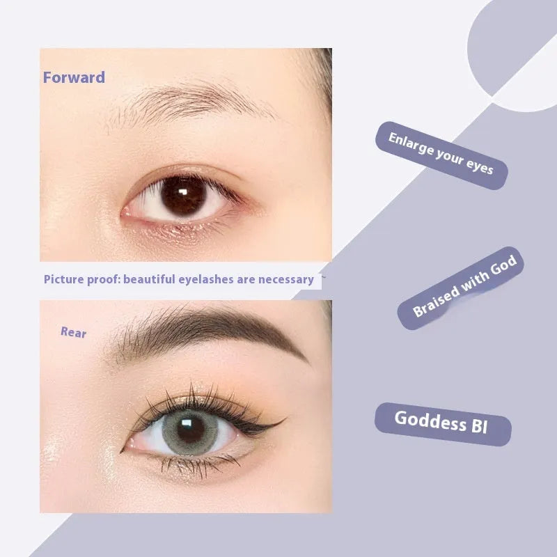 Black V-shaped fishtail false eyelashes on a white background showing graduated length design.