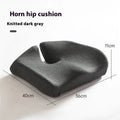 Memory foam office chair cushion measuring 36x40x11cm in dark grey, light grey, or mesh black colour options