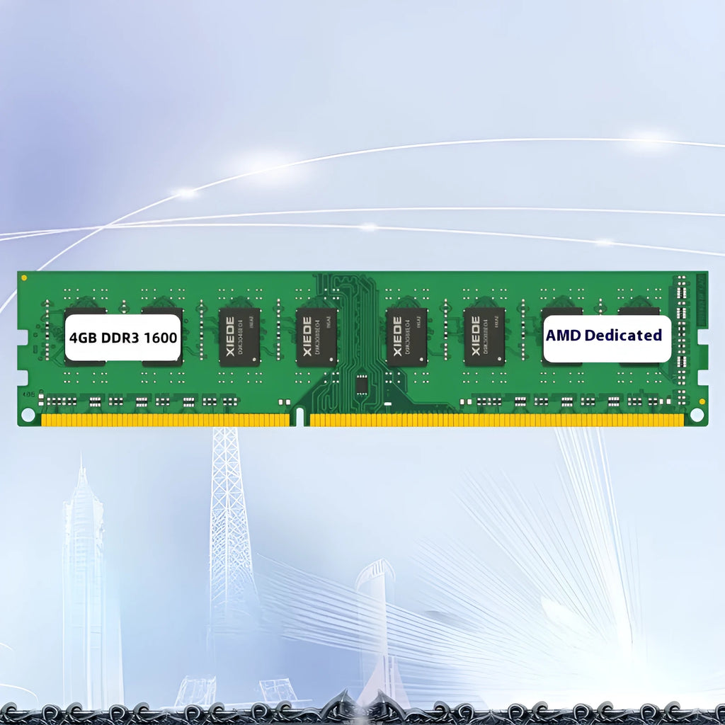 4GB DDR3 1600MHz desktop memory module for AMD compatible PC systems