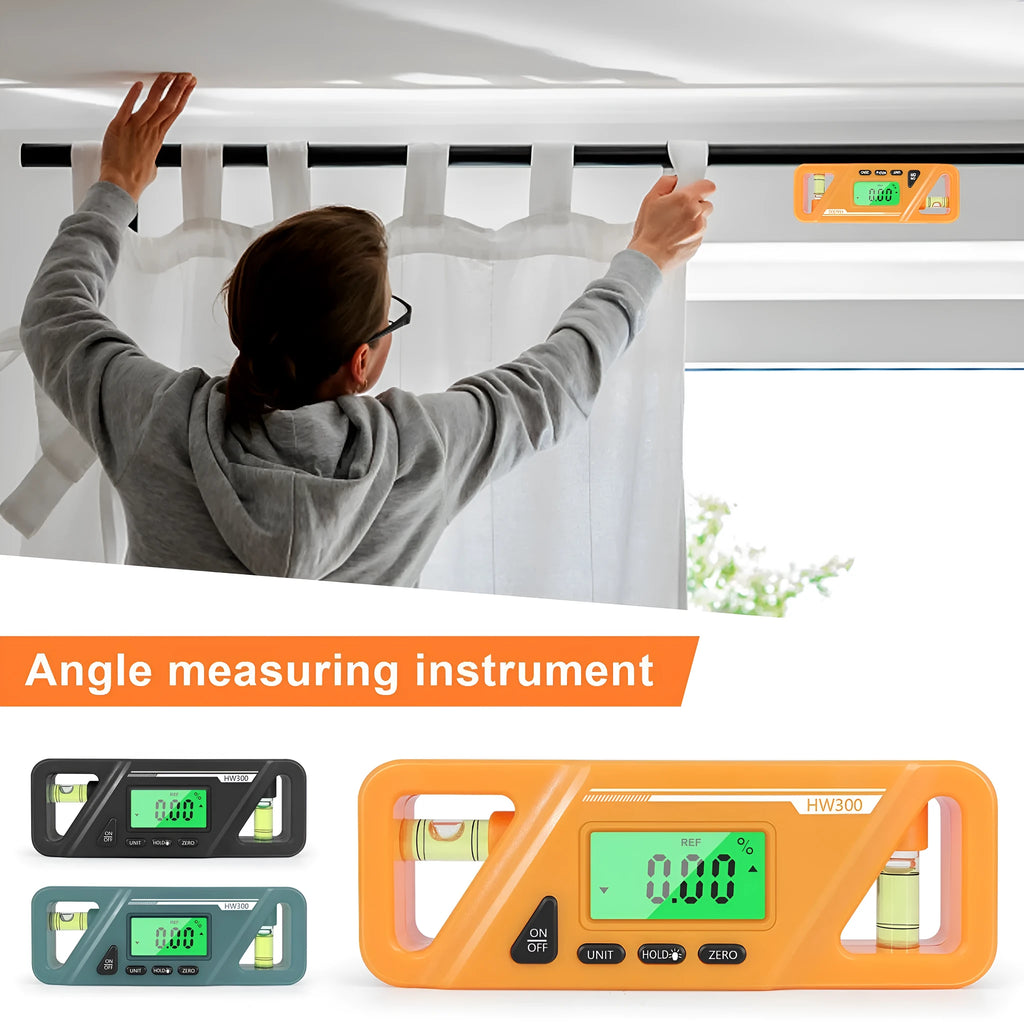 Digital magnetic inclinometer level meter with 115mm length for angle measurement
