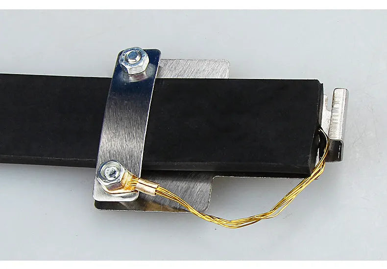 Black rubber car electrostatic belt with copper wire core measuring 370mm for SUV and saloon grounding