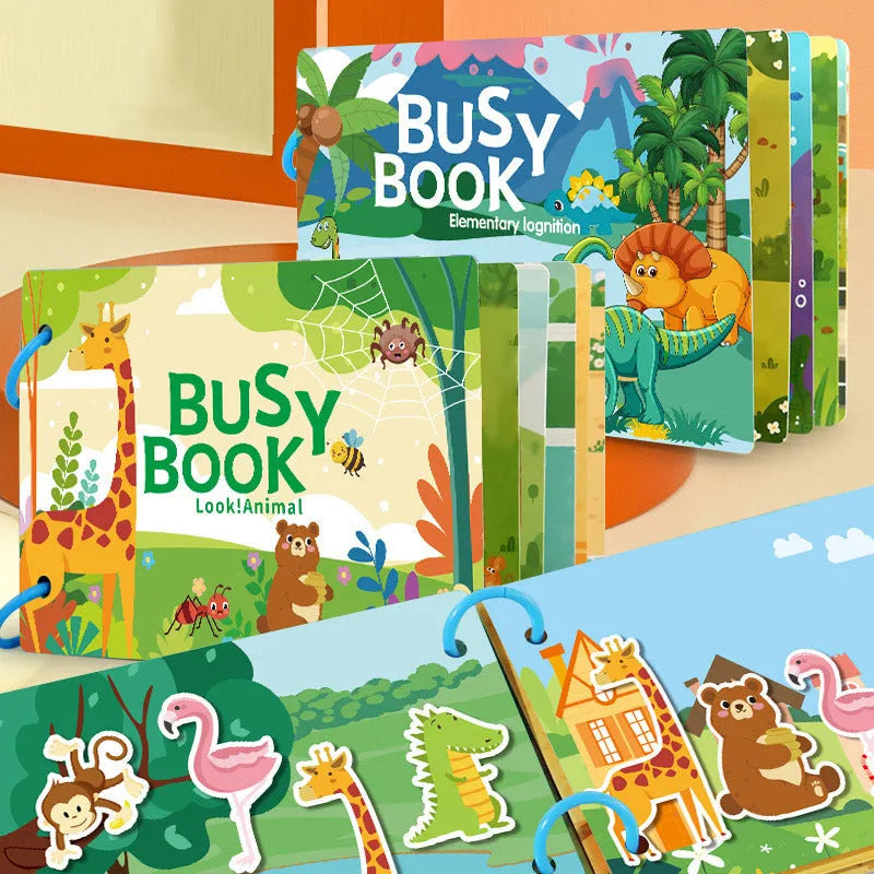 Paper early education educational toy book for children aged 3-6 with CPC and CE certification