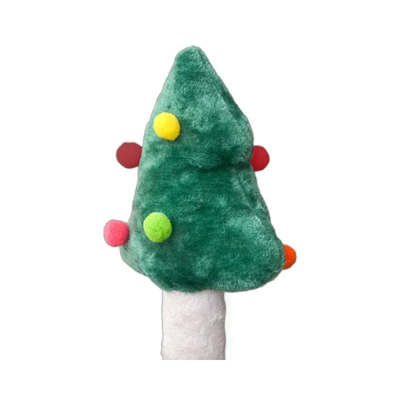 Cat scratch integrated cat toy in Christmas colour matching with density plate body, available in sd1, sd2, and sd3