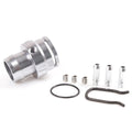 Brass and aluminium vacuum adapter tee pipe for second generation engines in black or titanium colour