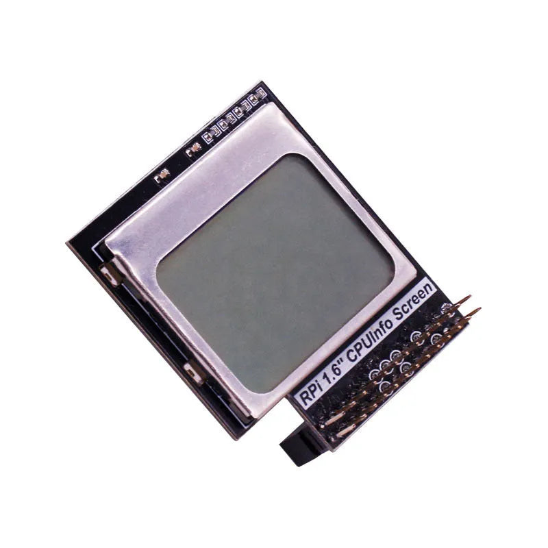 Raspberry Pi 1.6 inch LCD display screen with backlight switch for system monitoring