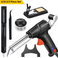 Black alloy soldering gun kit with light, showing 205mm by 170mm dimensions