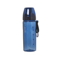 Chinese style portable water cup with tea compartment in blue colour for outdoor sports and travel