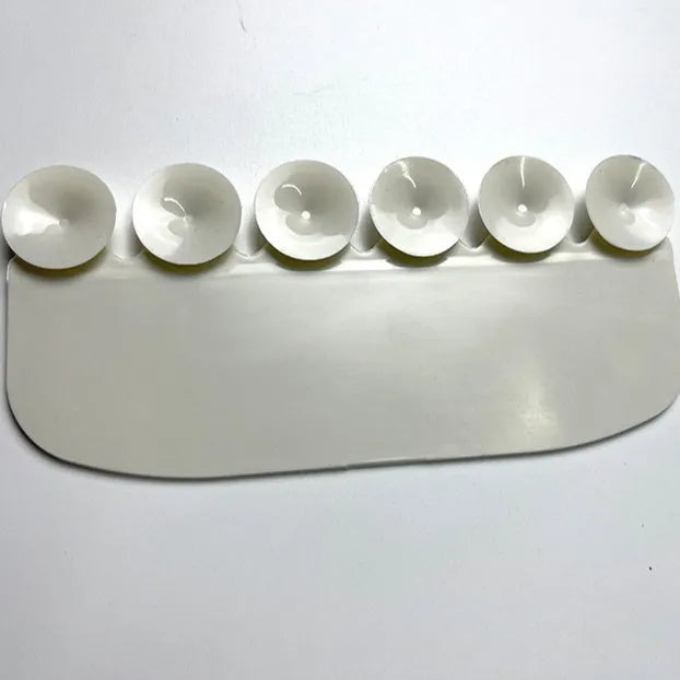 White PVC urine blocking board for children's toilet training on toilet seat
