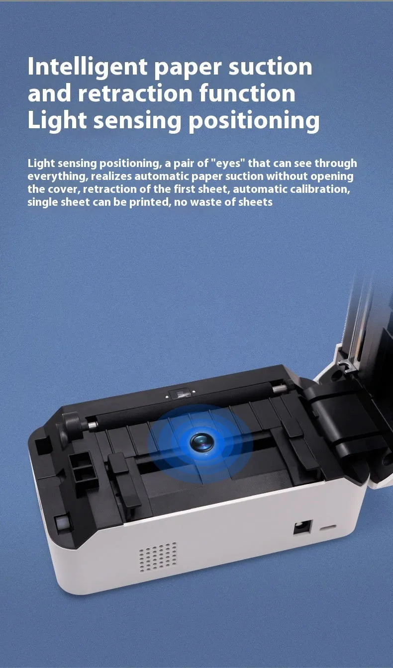 TDL401H compact Bluetooth thermal printer for receipts, measuring 149mm wide.