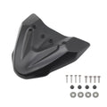 Black fixed wind front wing accessory for KTM 390 and 790 Adventure motorcycles
