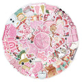 50 Christmas waterproof stickers for cars, phones, computers, guitars and notebooks