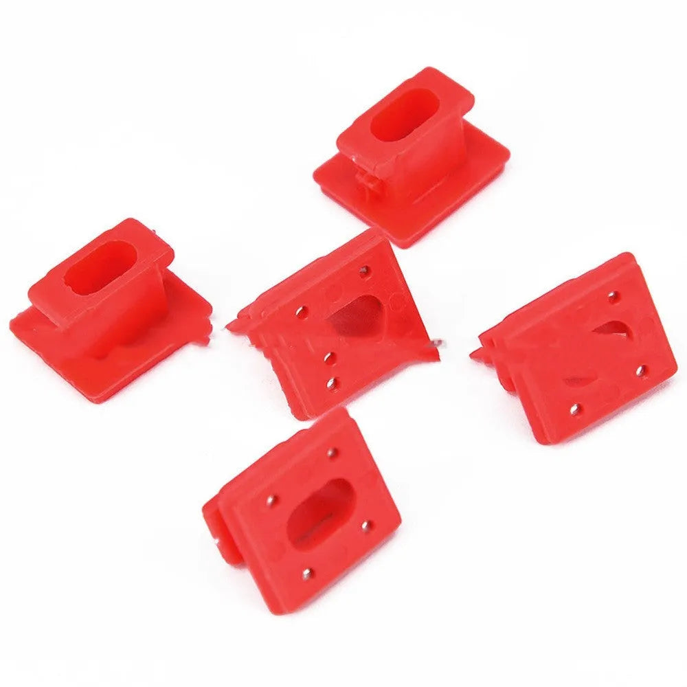 Set of plastic BMW interior door trim panel repair snap clips.