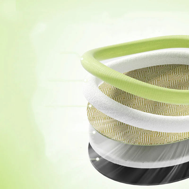 Green fruit-shaped backrest pet nest bed with cooling mat for dogs and cats