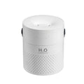 Slim USB rechargeable bedroom humidifier in green, grey, pink or white with 1.1L tank and 4000mAh battery