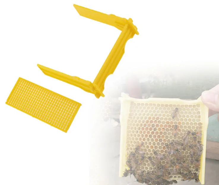 Three white foam bee queen transport boxes for beekeeping and mating applications
