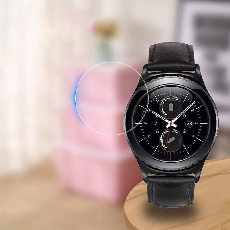 Samsung Galaxy Watch Active full screen tempered glass protector with transparent finish