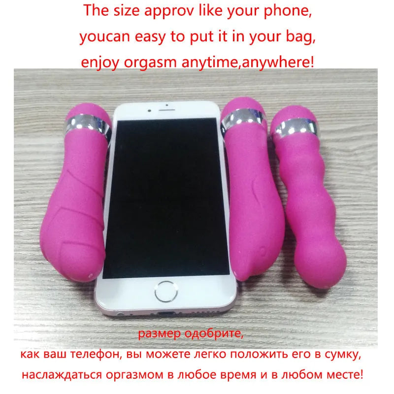 Realistic dildo vibrator with six style options including vaginal and anal attachments
