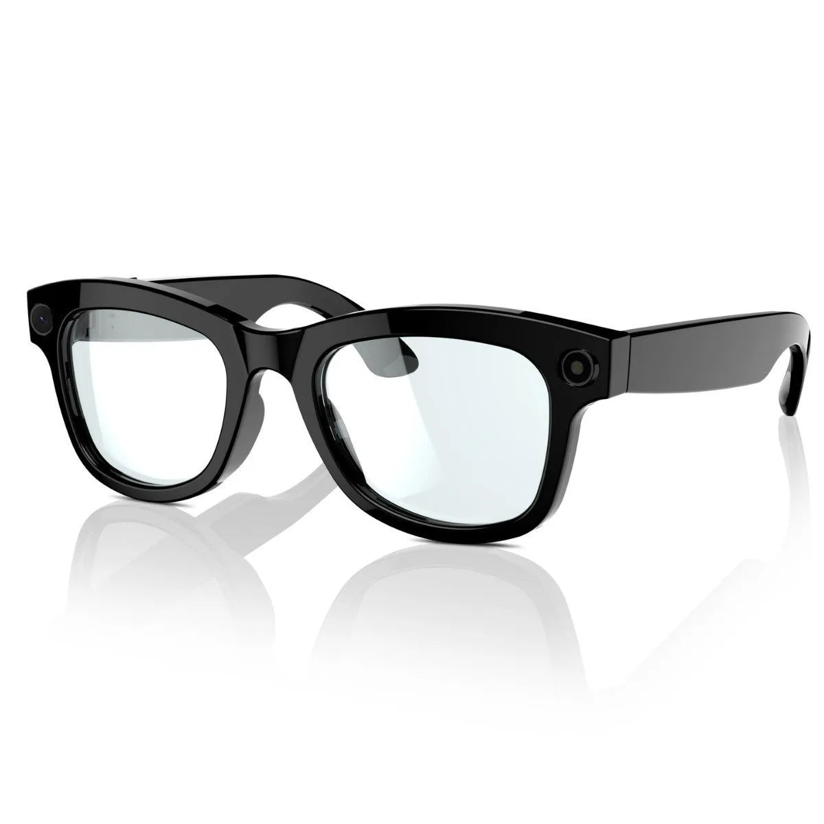 M01 intelligent video glasses with HD camera and AI translation features in PC ABS frame