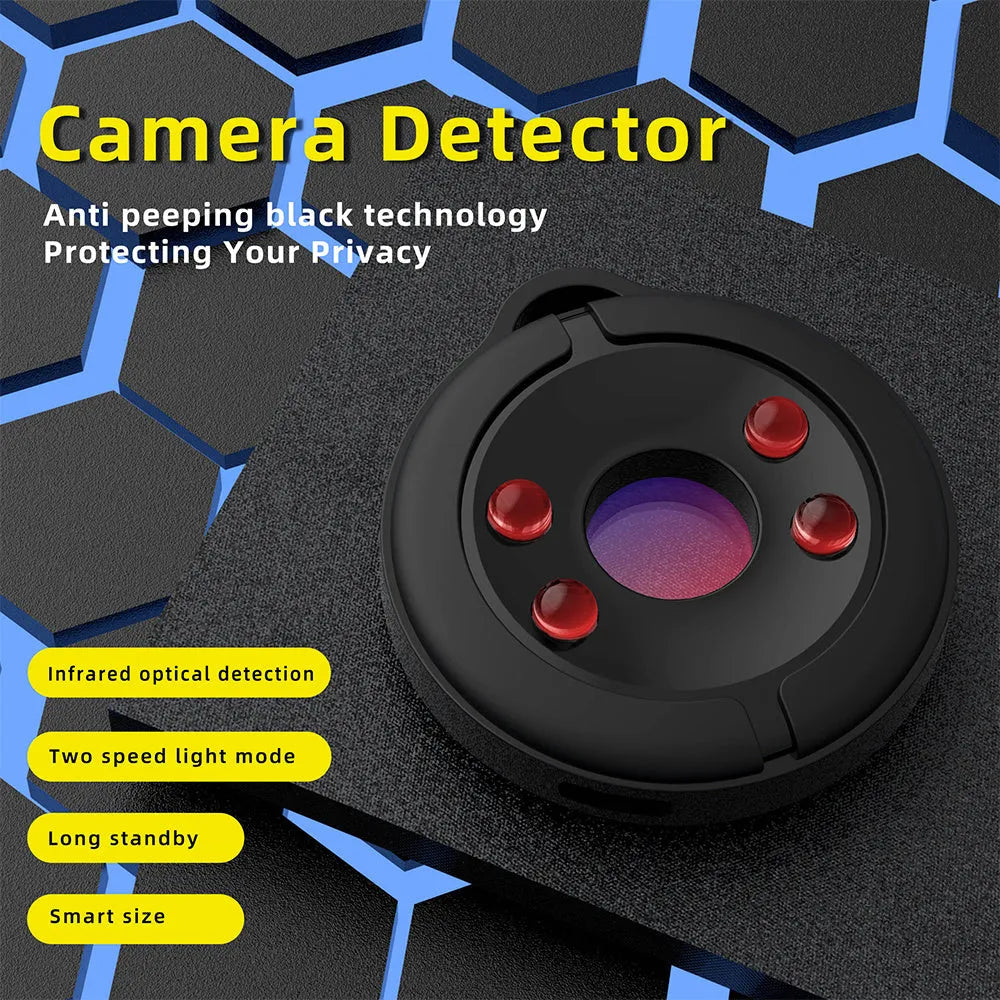 Compact infrared camera detection device with 5 metre range for finding hidden cameras