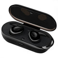 Compact Bluetooth wireless headphones with noise reduction in black, green, red, or white colours