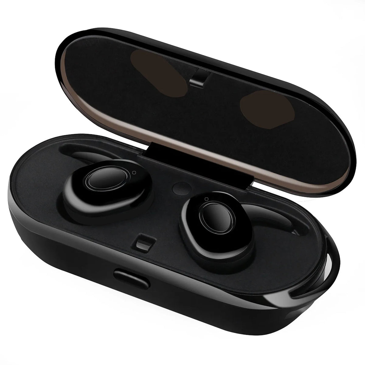 Compact Bluetooth wireless headphones with noise reduction in black, green, red, or white colours