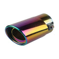 Universal stainless steel car exhaust tail pipe in multiple finish options